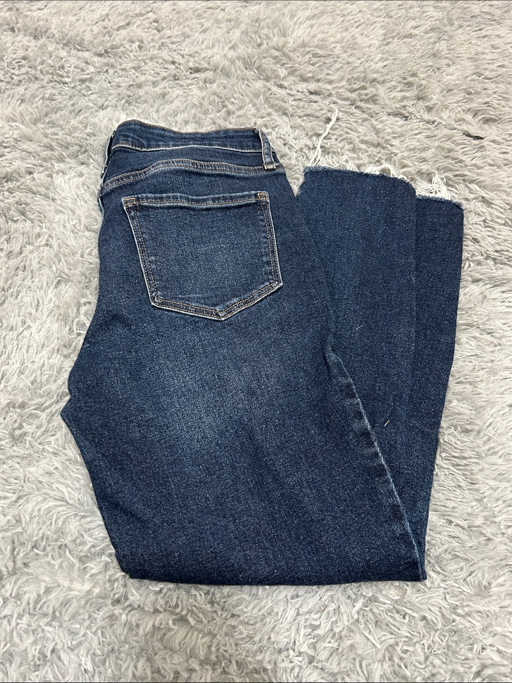 Super Skinny Women’s Jeans in Dark Blue Denim 26” inseam